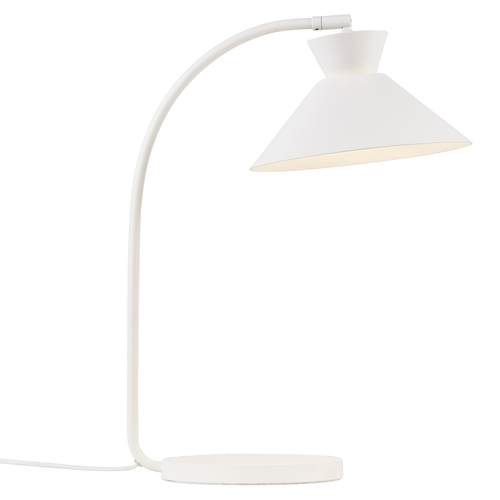 Check DIAL table lamp Nordlux E27 40W Metal White
