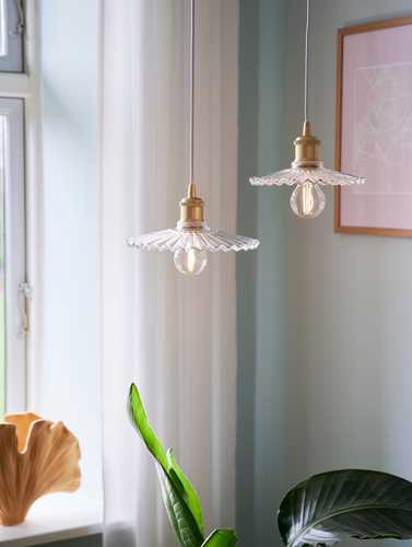 Check TORINA pendant lamp Nordlux E27 40W Glass Transparent
