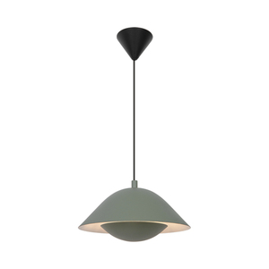 FREYA Nordlux E27 40W Metal Pendant Lamp Dusty Green small 1