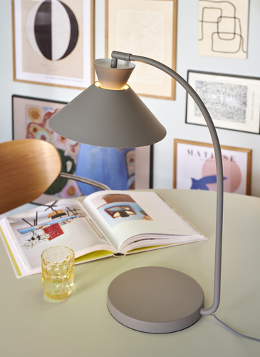 Check DIAL table lamp Nordlux E27 40W Metal Grey