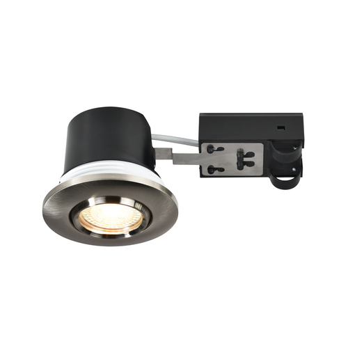 Check Nordlux UMBERTO recessed downlight GU10 IP44 nickel