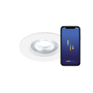 DonSmart Nordlux LED flush-mounted luminaire Plastic White small 1