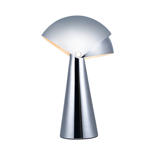 Check Align DFTP E27 25W Metal Chrome Table Lamp