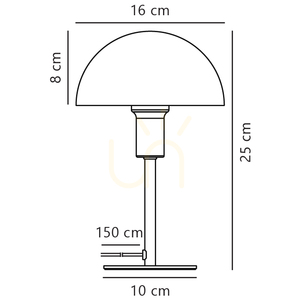 Nordlux Ellen Mini table lamp 2213745007, purple, E14, 25 cm small 3