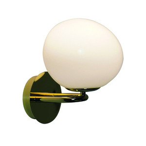 SHAPES DFTP E14 25W Glass Brass Wall Lamp small 0