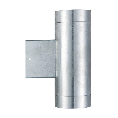 Check TIN Nordlux GU10 2x25W Galvanized Steel Wall Lamp Galvanized
