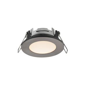 LEONIS Nordlux LED flush-mounted luminaire Plastic Brushed nickel small 0