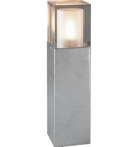 Arendal 1565GA bollard light, hot-dip galvanised, 49 cm, E27, NORLYS small 0