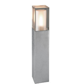 Check Arendal Mini 1566 galvanized 37cm 4W 3000K Norlys light post