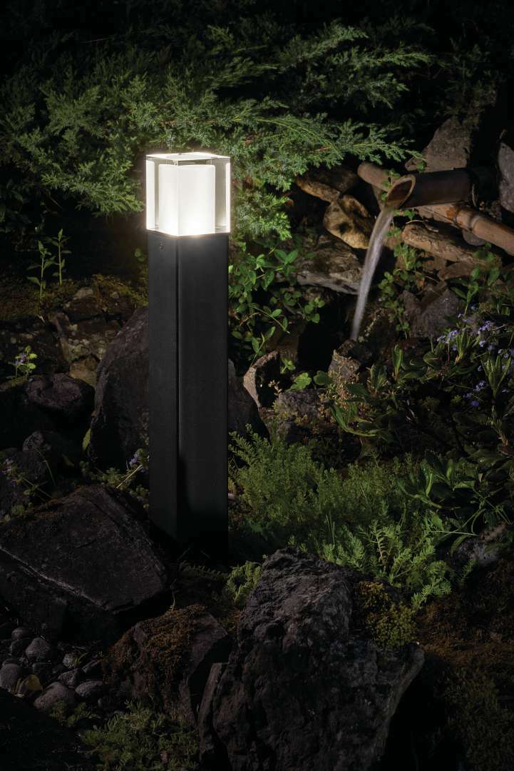 Show Arendal Mini 1566 galvanized 37cm 4W 3000K Norlys light post Arendal Mini 1566 galvanized 37cm 4W 3000K Norlys light post
