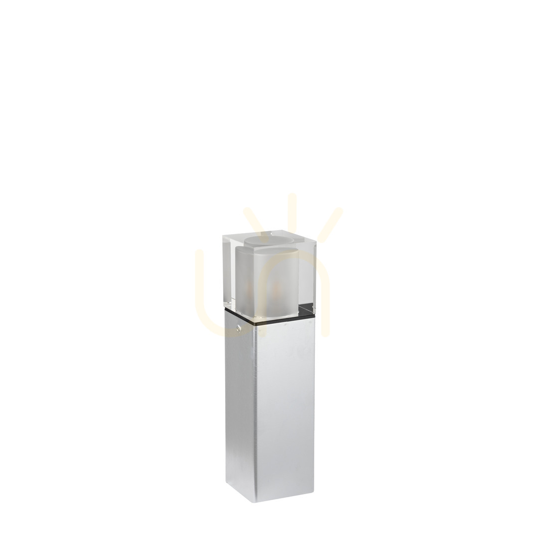 View Arendal Mini 1566 galvanized 37cm 4W 3000K Norlys light post Arendal Mini 1566 galvanized 37cm 4W 3000K Norlys light post