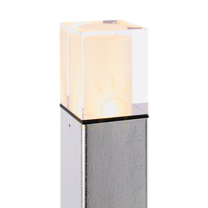 NORLYS Arendal Mini 1567GA hot-dip galvanised LED bollard 4 W 4000 K 37 cm small 2