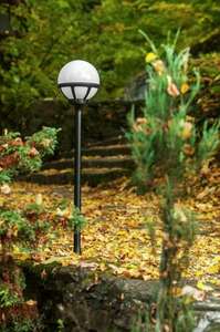 Light Post Bologna 315 White 9003 Norlys. small 1