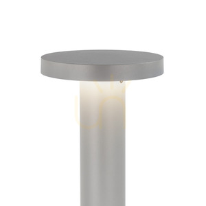 Norlys Borg Bollard 6183AL LED bollard light, 16.3 W 4000 K DALI2, 85 cm, light grey RAL 9006 small 2