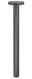 Bollard Light NORLYS Borg 6192GR Graphite RAL 7016, LED 17.6W 3000K, DALI2, 105 cm small 0