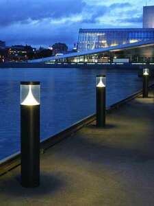 EGERSUND light post 5014AL 108cm gray - NORLYS 1 EGERSUND light post 5014AL 108cm gray - NORLYS small 1