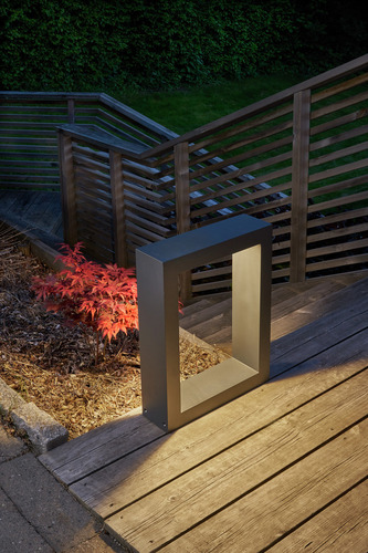 Check Hellvik 2400 LED bollard light aluminium RAL 9006 6.9 W 3000 K 55 cm Norlys
