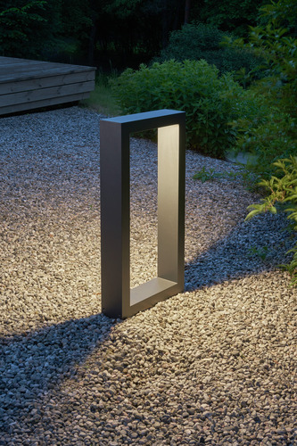 Check Light post HELLVIK 85cm 11.8W 3000K 2410 Graphite 7016 Norlys