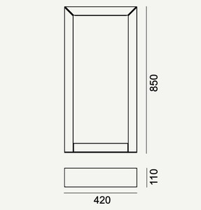 HELLVIK 85cm 11.8W 4000K 2411 Aluminum 9006 Norlys light post small 8