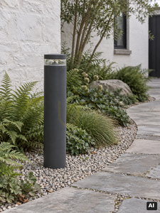 STAVANGER 5063 Norlys bollard light graphite RAL 7016 LED 12.2 W 3000 K IP65 95 cm small 1