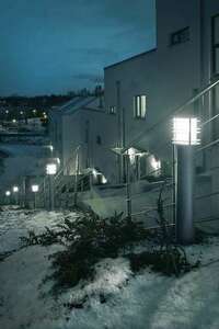 Halmstad Light Post 5022 Graphite 7016 Norlys small 8