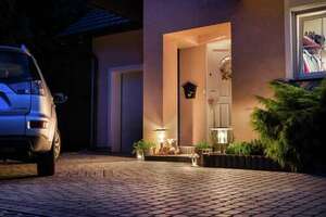 Light post Stockholm 287 black 9005 47.5cm E27 Norlys small 2