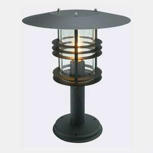Light post Stockholm 287 black 9005 47.5cm E27 Norlys small 0