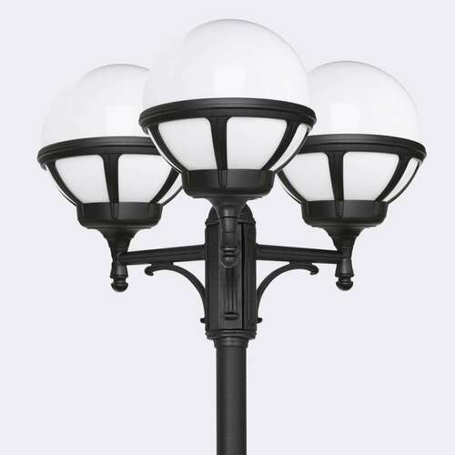 Check Garden/Park Lantern BOLOGNA 365W E27 White RAL9003 Norlys.
