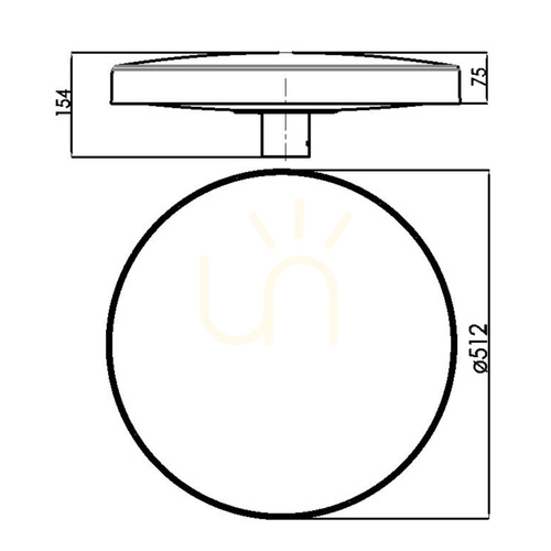 Check NORLYS BORG 5145GR pole-top LED luminaire 32 W 4000 K IP65 graphite