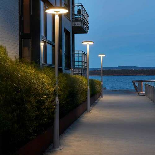 Check Garden Lantern Borg 6156 Graphite 7016 Norlys