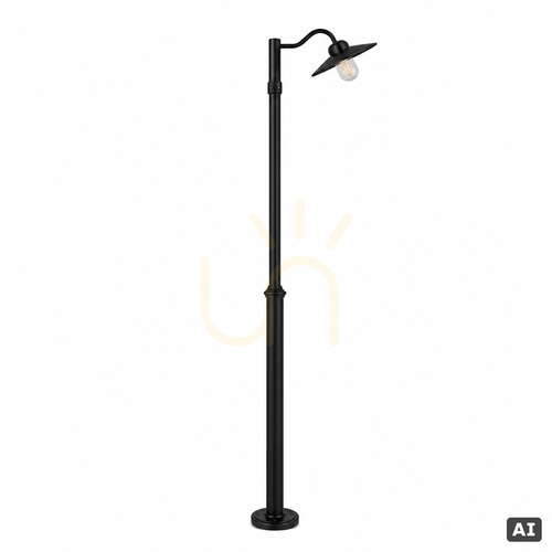 Check NORLYS Karlstad 2033BL black garden lantern E27