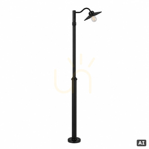 NORLYS Karlstad 2033BL black garden lantern E27 small 0