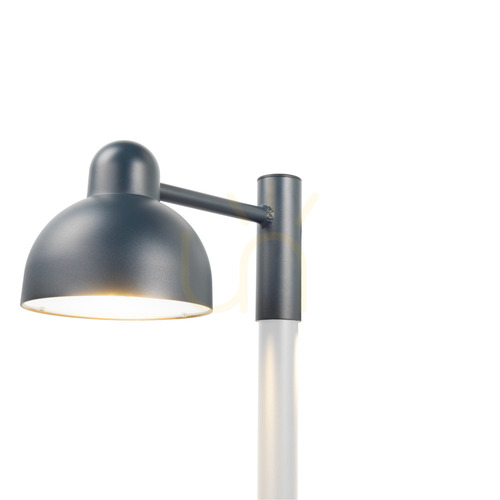 Check Norlys Koster 1915GR LED post-top luminaire 17.5 W 3000 K, ø50 mm spigot, graphite RAL 7016