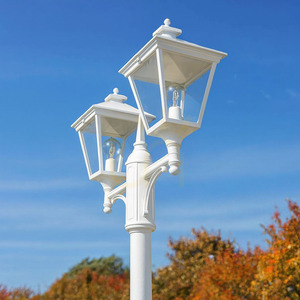 Garden / park lantern IP54 LONDON BIG 492WH 2 x E27 white - premium NORLYS. small 2