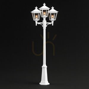 LONDON 483WH 3 x E27 white garden / park lantern - premium NORLYS small 1