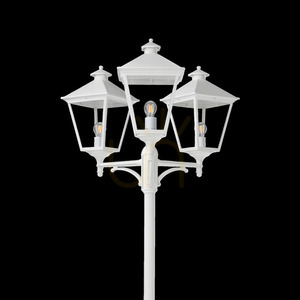 LONDON 483WH 3 x E27 white garden / park lantern - premium NORLYS small 0