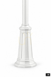 Garden Lantern Modena 302 White 9003 Norlys small 4