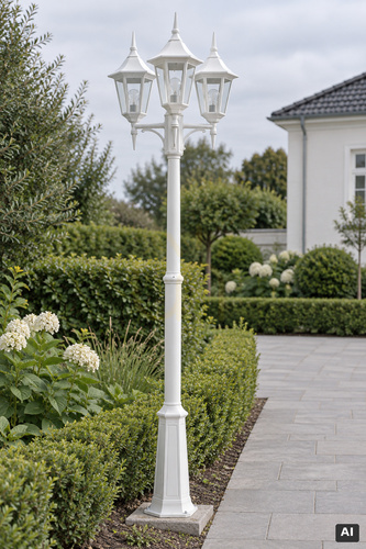 Check Modena 303 White 9003 Norlys garden/park lantern