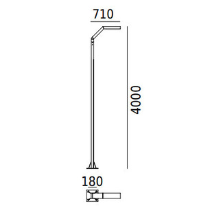 Trysil 1085 black 9005 400cm 17W 4000K Norlys garden/park lantern 1 Trysil 1085 black 9005 400cm 17W 4000K Norlys garden/park lantern small 1