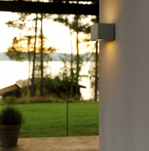 Outdoor wall lamp ASKER Small Pro 1721 white 9003 9.9W 3000K Norlys small 6