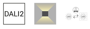 Outdoor Wall Light NORLYS Asker Big Pro 5080AL Light Grey LED 13.3W 3000K small 2