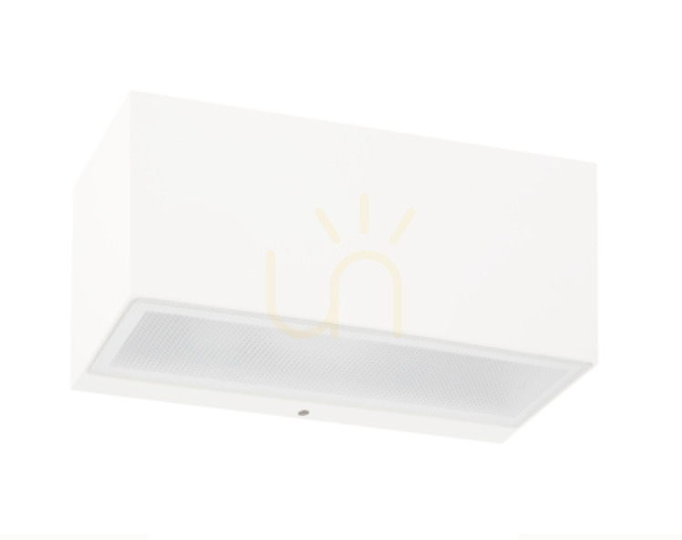 ASKER Big Pro 5086W White RAL-9003 20.6W 4000K outdoor wall lamp - NORLYS