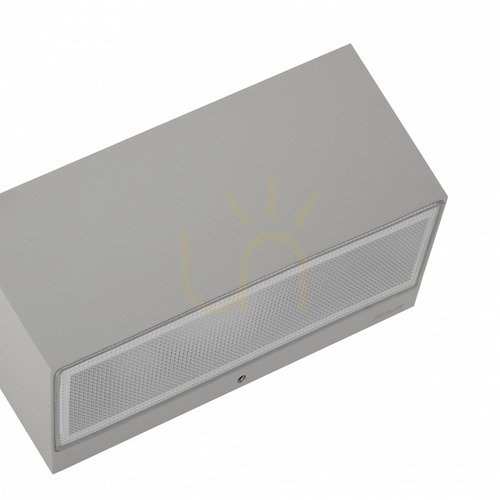 Check NORLYS Asker Big 5106AL LED outdoor wall light, aluminium finish RAL 9006, 7.1 W 4000 K