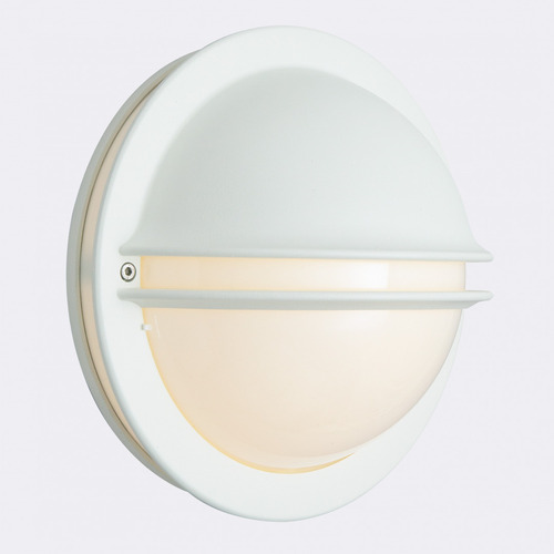 Check Outdoor Wall Lamp NORLYS Berlin 615WH White E27 IP54 LED 27 cm