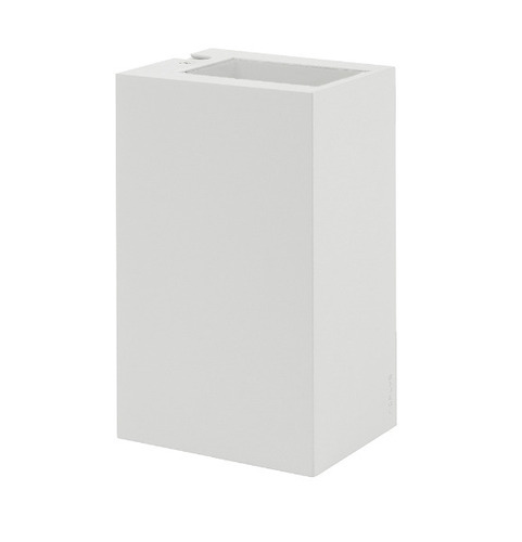 Check LILLEHAMMER 1581W outdoor wall lamp white RAL-9003 7.3W 3000K - NORLYS