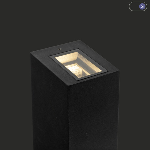 Check LILLEHAMMER 5027BL outdoor wall lamp black 7.3W 4000K - NORLYS