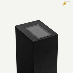 Outdoor wall lamp LILLEHAMMER 5029 black 9005 4W 4000K Norlys small 2