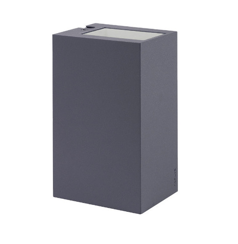 Check LILLEHAMMER 5030GR outdoor wall lamp in graphite RAL-7016 7.3W 4000K - NORLYS