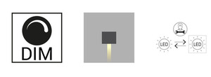 LILLEHAMMER 5031AL outdoor wall lamp grey 4W 4000K - NORLYS. small 9