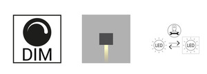 LILLEHAMMER 5031 outdoor wall lamp white 9003 4W 4000K Norlys. small 7